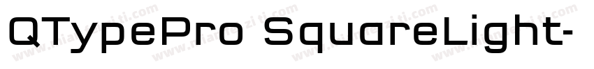 QTypePro SquareLight字体转换